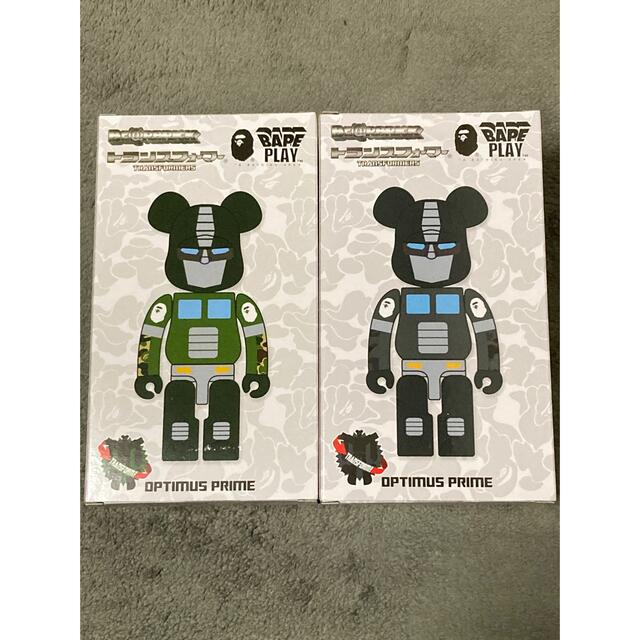 ベアブリックBE@RBRICK Transformers Bape 2色セット　新品未開封