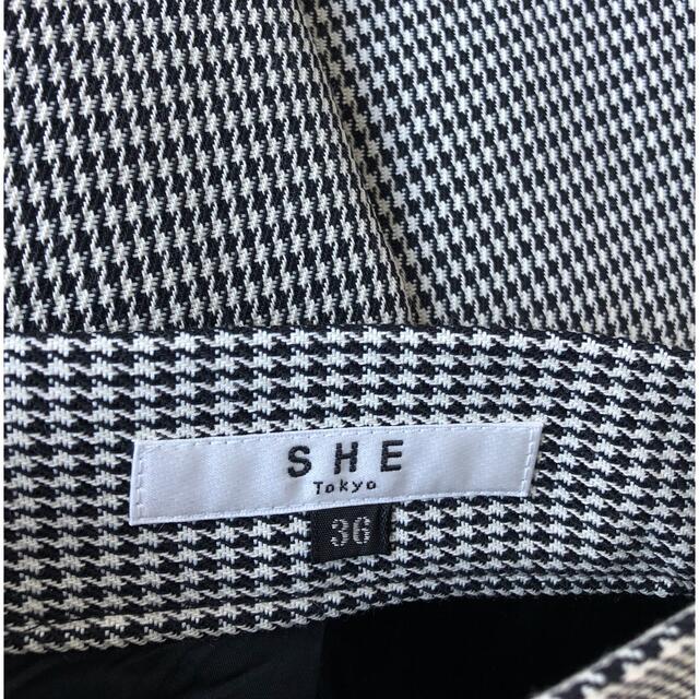 SHE Tokyo  Angie houndstooth 36 シートーキョー