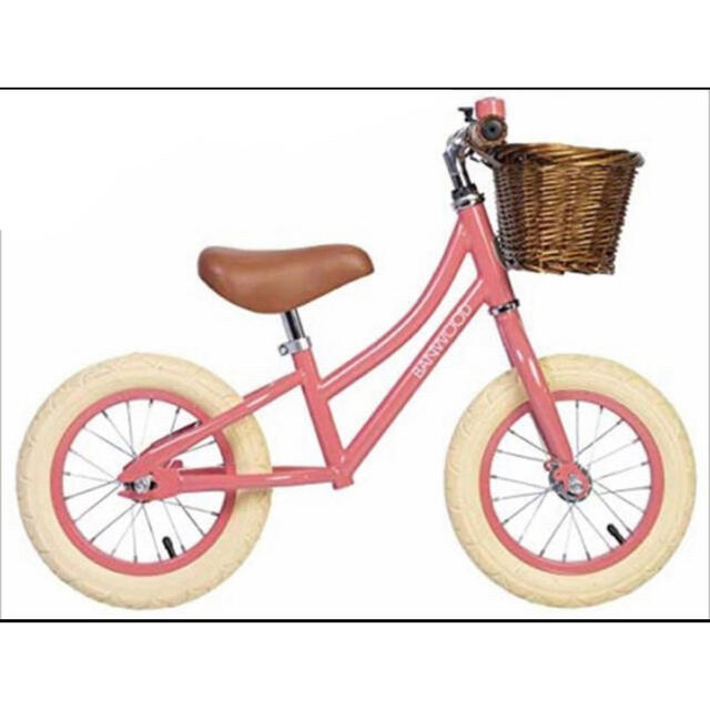 好評 バンウッド BANWOOD バランスバイク ピンク　新品未使用 自転車
