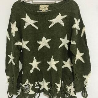 ワイルドフォックス(WILDFOX)のWILD FOX ワイルドフォックス　星柄ニット(ニット/セーター)