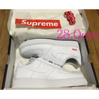 ナイキ(NIKE)の28cm Supreme Nike Air Force 1 Low WHITE (スニーカー)