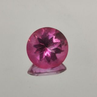 天然ピンクトパーズ　4.11ct 10mm(各種パーツ)