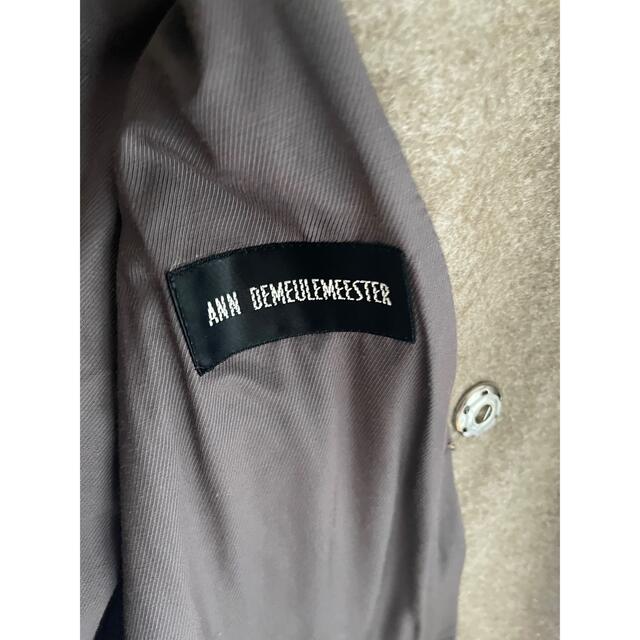 Ann Demeulemeester(アンドゥムルメステール)のANNDEMEULEMEESTER ウールコート メンズのジャケット/アウター(チェスターコート)の商品写真