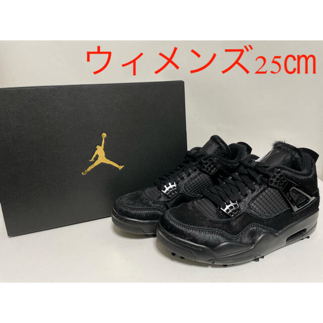 【新品】 NIKE エアジョーダン4 ゴルフ ブラックキャット