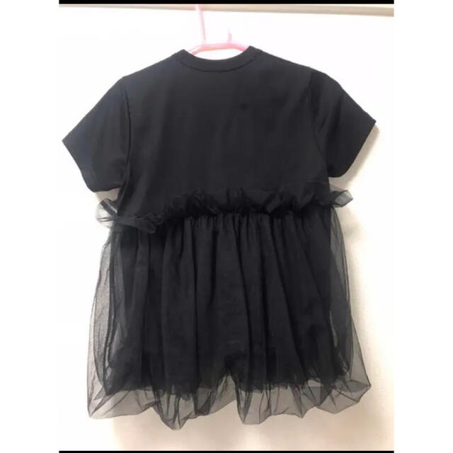 COMME des GARCONS(コムデギャルソン)のnoir kei ninomiya チュール付き Tシャツ レディースのトップス(Tシャツ(半袖/袖なし))の商品写真