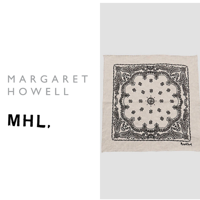 MARGARET HOWELL(マーガレットハウエル)のマーガレットハウエル 2020  マーガレットハウエル　スカーフ　¥15400 レディースのファッション小物(バンダナ/スカーフ)の商品写真