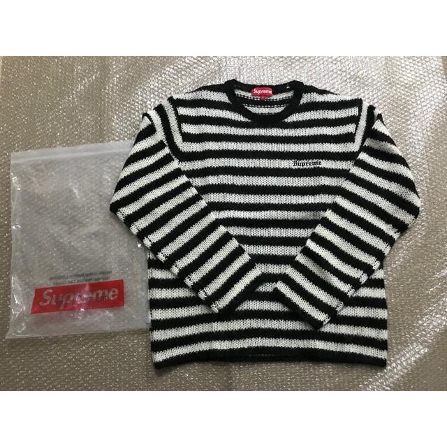 シュプリーム Supreme Stripe Mohair Sweater