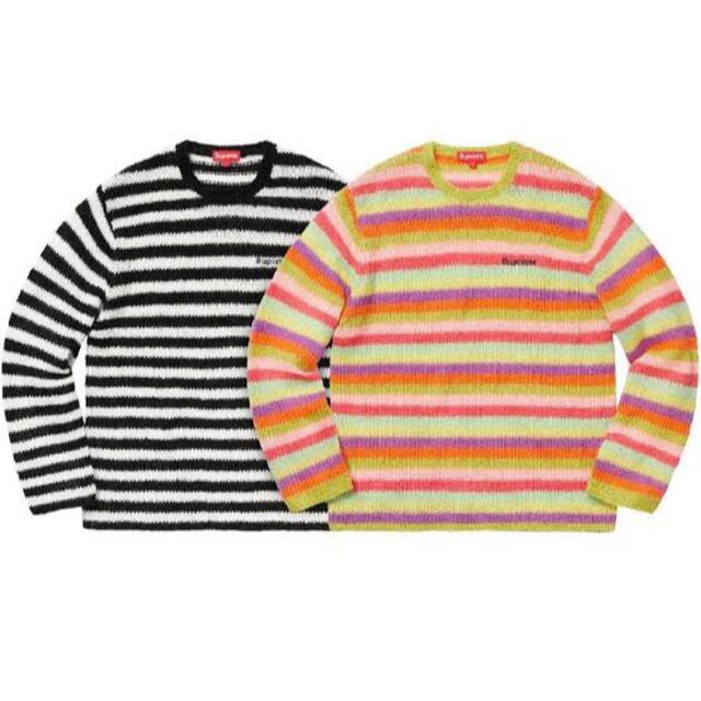 Supreme - 新品 supreme stripe mohair sweater セーターの通販 by ...