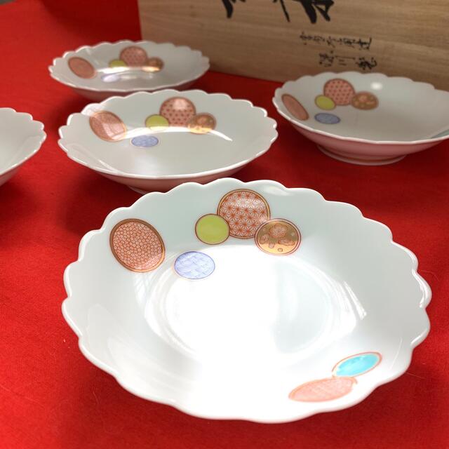 キレイですⅬ かこ様専用 ５枚セット 銘々皿の通販 by nyan5656's shop｜ラクマ 深川製磁 赤絵丸紋 銘々皿揃 いします