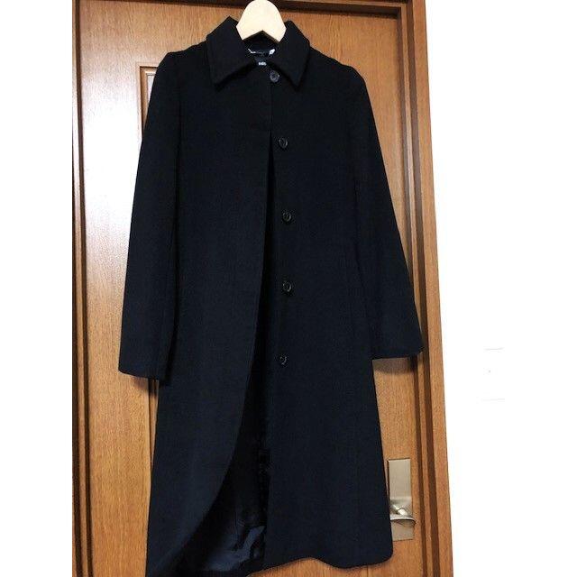 新品同様イネドINED★ファーティペット付カシミヤコート