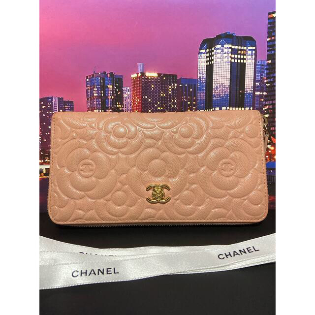 ⭐️専用箱付き⭐️CHANEL⭐️カーフスキン⭐️デカココ⭐️フラップ⭐️長財布⭐️