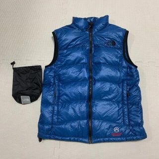 ノースフェイス(THE NORTH FACE) ダウンベスト(メンズ)（ブルー 