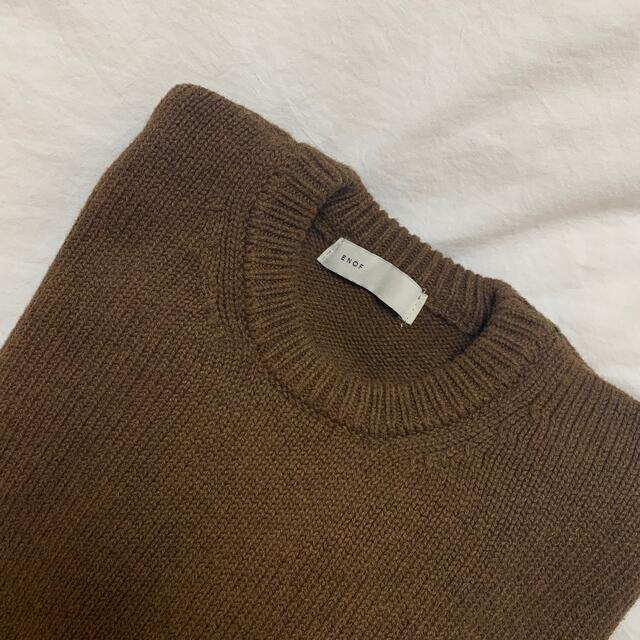 ENOF イナフ　cotton cashmere knit