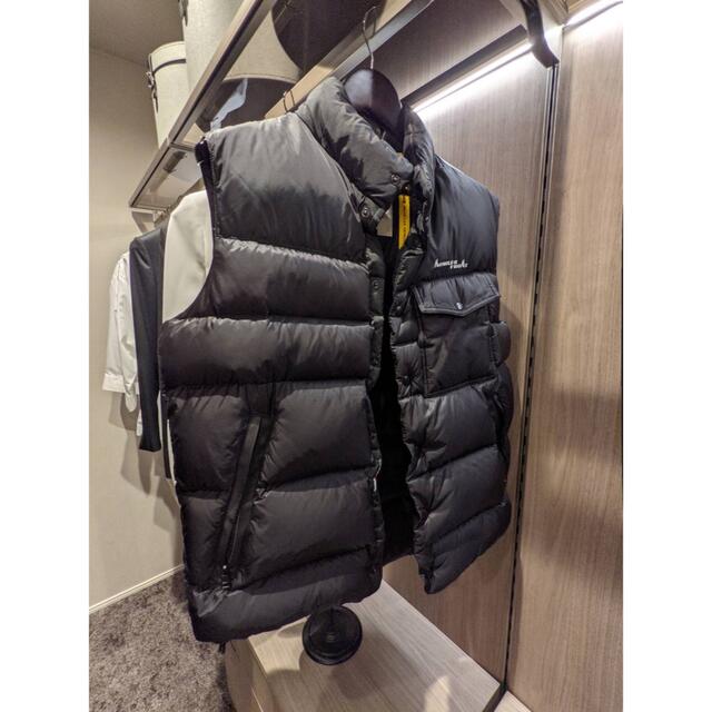 グッチ ×ノースフェイス THE NORTH FACE 663761 XAACX ロゴパッチダウンベスト メンズ L