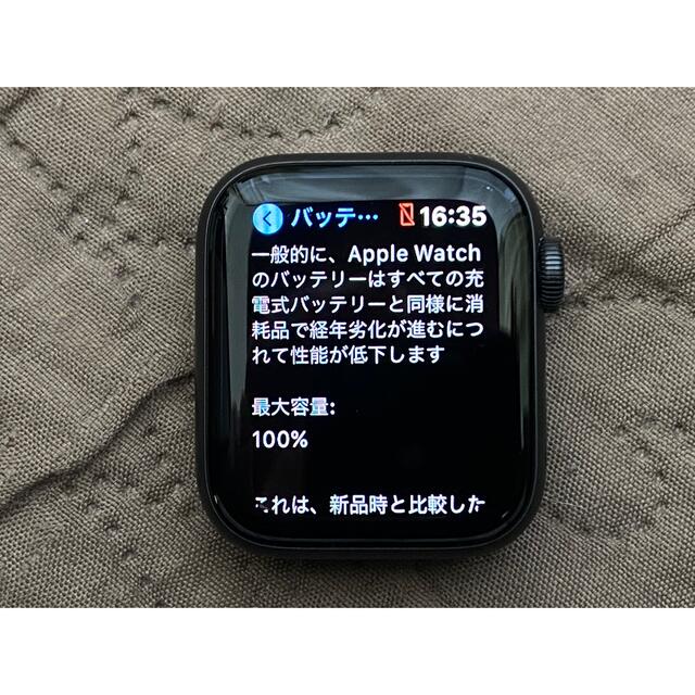 Apple Watch 6 NIKE GPS ブラックアルミ40mm
