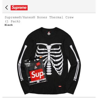 シュプリーム(Supreme)のシュプリーム Hanes® Bones Thermal Crew(Tシャツ/カットソー(七分/長袖))