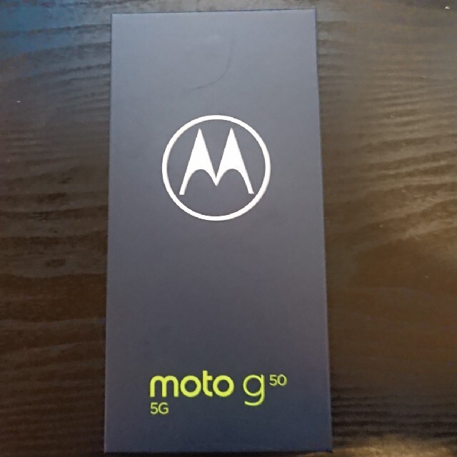 未開封 MOTOROLA moto g50 5G メテオグレイ