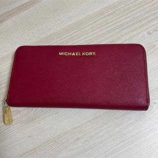 マイケルコース(Michael Kors)の【お値下げしました】マイケルコース　Michael Kors 長財布　レッド　赤(財布)