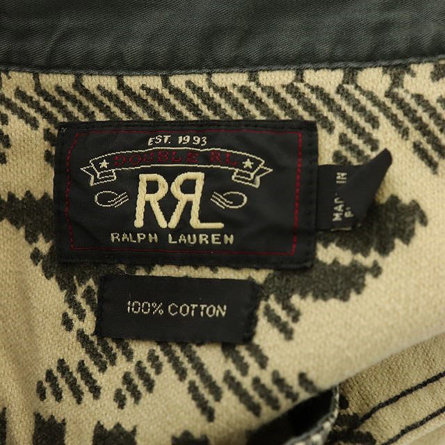 RRL(ダブルアールエル)のダブルアールエル RRL 第二期 黒タグ チェック ワークシャツ 長袖 S メンズのトップス(シャツ)の商品写真