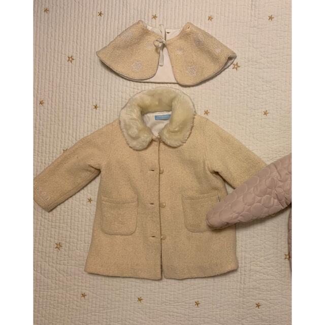 pom ponette(ポンポネット)のコート　アウター　女の子　90cm キッズ/ベビー/マタニティのキッズ服女の子用(90cm~)(コート)の商品写真