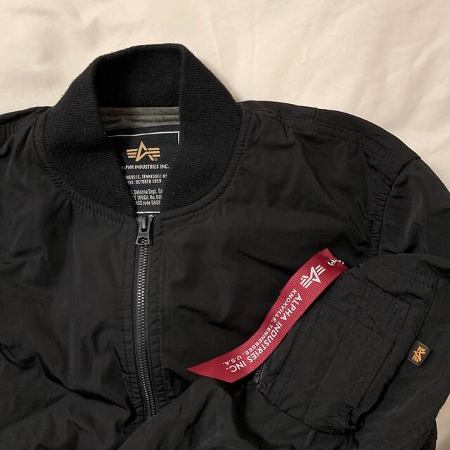 ALPHA INDUSTRIES  アルファインダストリーズ　MA-1 黒　M