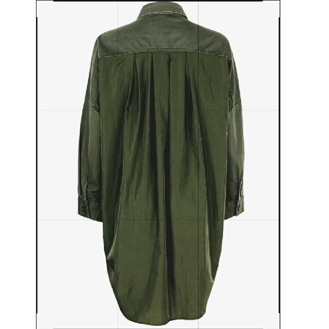 ZARA ザラ  バックサテン コントラスト シャツジャケット レディースのジャケット/アウター(その他)の商品写真