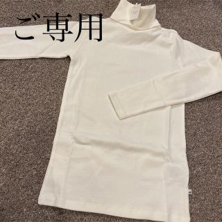 【yupieee様ご専用】ボンポワン タートルネック 白 10a(Tシャツ/カットソー)