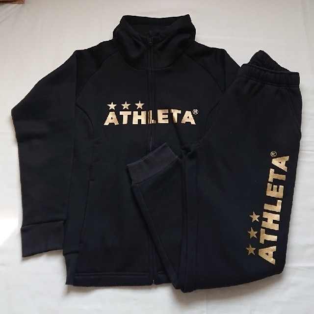 ATHLETA(アスレタ)のアスレタ 上下ジャージ  裏起毛  150 スポーツ/アウトドアのサッカー/フットサル(ウェア)の商品写真