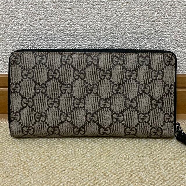 Gucci - GUCCI グッチ 長財布 ラウンドファスナー アニマルプリント