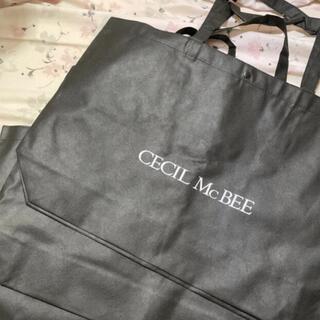 セシルマクビー(CECIL McBEE)のCECIL McBEE☆新品☆布製大ショッパー☆3枚セット☆(ショップ袋)