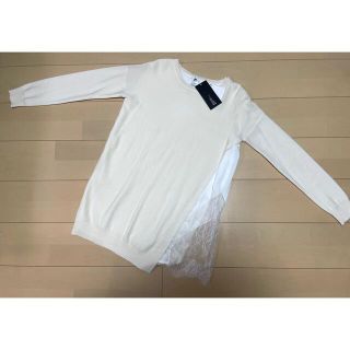 ダブルスタンダードクロージング(DOUBLE STANDARD CLOTHING)の23000円＋Tax◾︎sov.サイドレースプルオーバー北川景子田中みな実(ニット/セーター)