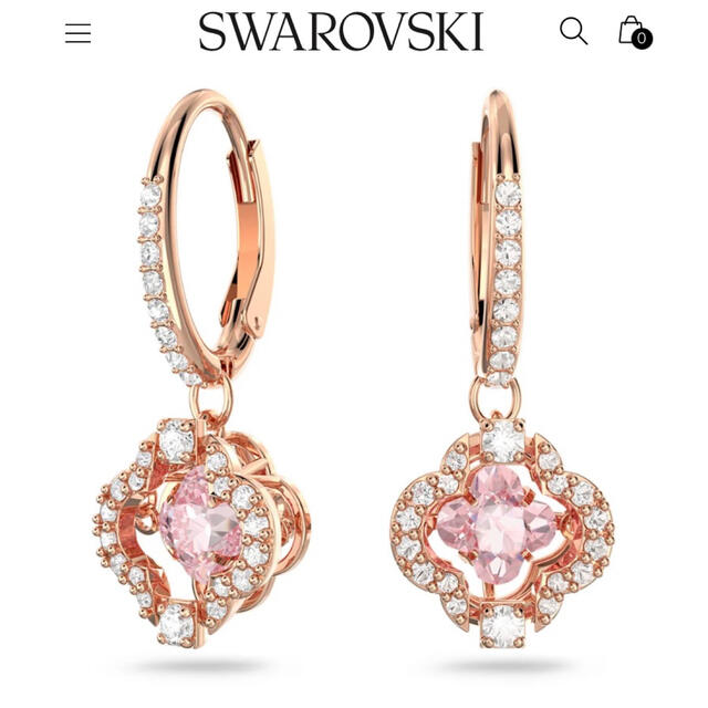 SWAROVSKI(スワロフスキー)のスワロフスキー　ピアス レディースのアクセサリー(ピアス)の商品写真