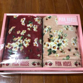 ピンクハウス(PINK HOUSE)のピンクハウス　ウォッシュタオル2枚(タオル/バス用品)