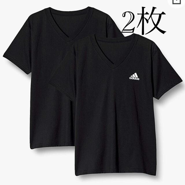 adidas(アディダス)のadidas アディダス　メンズ　Tシャツ　160センチ　2枚セット メンズのトップス(Tシャツ/カットソー(半袖/袖なし))の商品写真