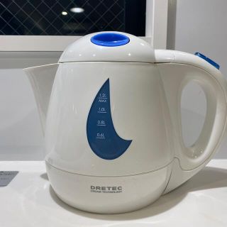 ドリテック 電気ケトル(1.2L) わくわくケトル ブルー PO-101BL(電気ケトル)