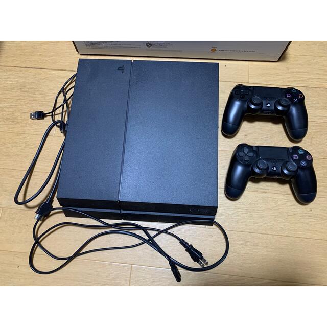 PlayStation4(プレイステーション4)のPlayStation®4 ジェット・ブラック 500GB CUH-1200A… エンタメ/ホビーのゲームソフト/ゲーム機本体(家庭用ゲーム機本体)の商品写真