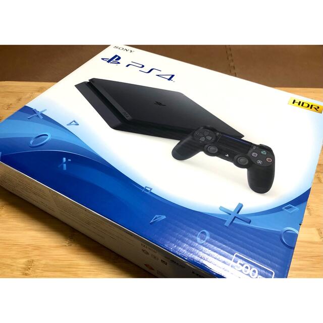 PlayStation4(プレイステーション4)のPlayStation4 本体 CUH-2100AB 純正コントローラー2台 エンタメ/ホビーのゲームソフト/ゲーム機本体(家庭用ゲーム機本体)の商品写真