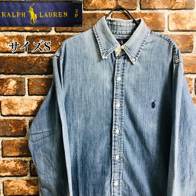 POLO RALPH LAUREN - □美品□ポロラルフローレン デニムシャツ S ...