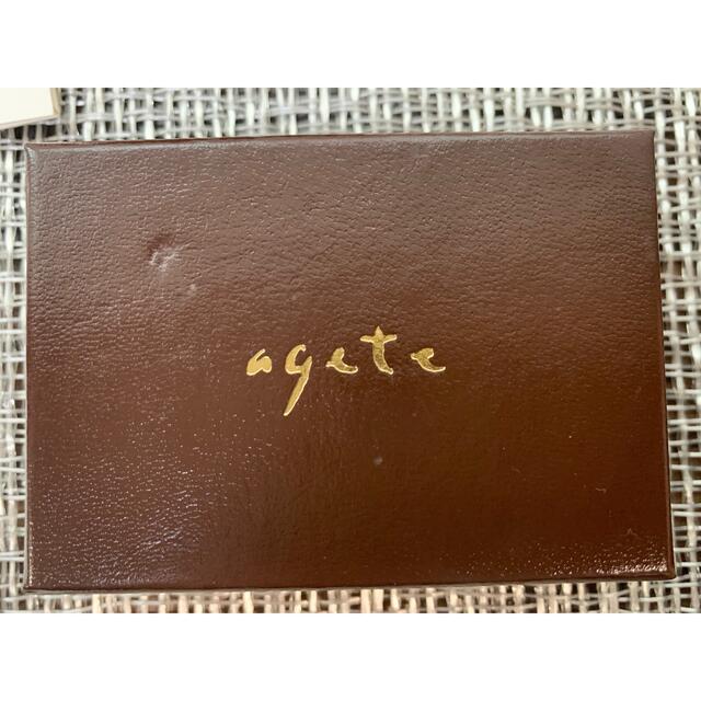 agete(アガット)の【used】agete ピアスチャーム K10 黒蝶貝 レディースのアクセサリー(ピアス)の商品写真