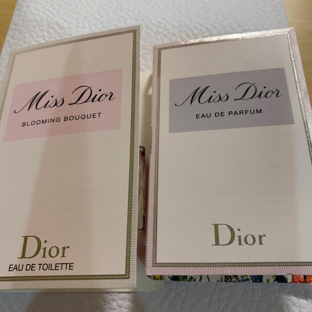 Dior(ディオール)のDior 新発売ミスディオール &ブルーミングブーケ　サンプル コスメ/美容の香水(香水(女性用))の商品写真