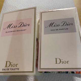 ディオール(Dior)のDior 新発売ミスディオール &ブルーミングブーケ　サンプル(香水(女性用))