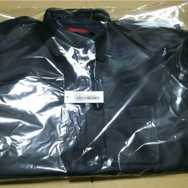 【Lサイズ】Supreme Leather Shirt