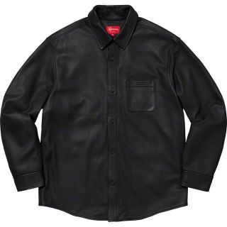 supreme leather shirt Lサイズ