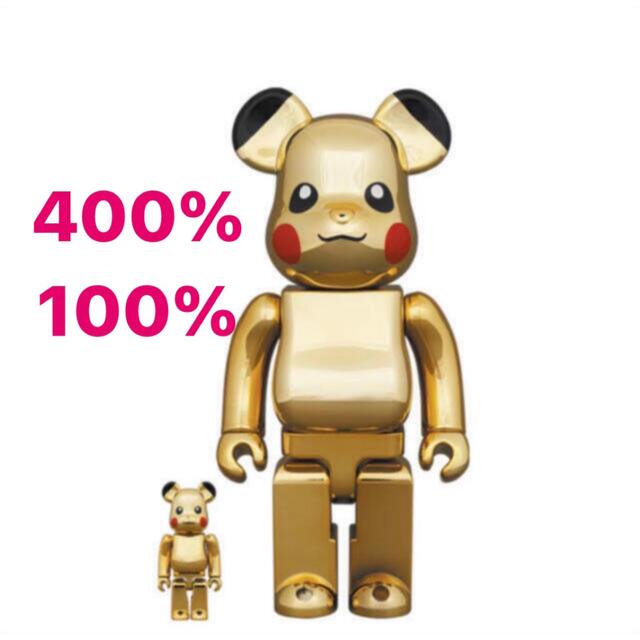 MEDICOM TOY(メディコムトイ)のBE@RBRICK ピカチュウ GOLD CHROME Ver. エンタメ/ホビーのフィギュア(その他)の商品写真