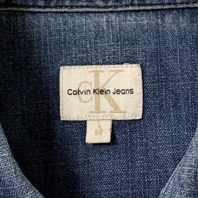しています㊉ Calvin CalvinKlein(USA)ビンテージデニムウエスタンシャツの通販 by twister726's shop｜カルバンクラインならラクマ Klein - ↤れなし