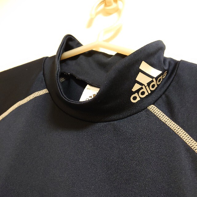 adidas(アディダス)のアディダス 160cm 襟付き長袖シャツ トレーニング キッズ/ベビー/マタニティのキッズ服男の子用(90cm~)(Tシャツ/カットソー)の商品写真