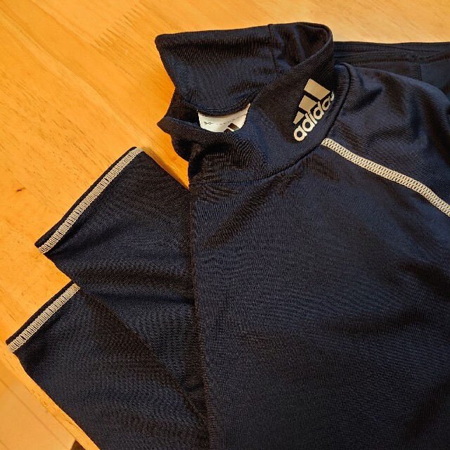 adidas(アディダス)のアディダス 160cm 襟付き長袖シャツ トレーニング キッズ/ベビー/マタニティのキッズ服男の子用(90cm~)(Tシャツ/カットソー)の商品写真