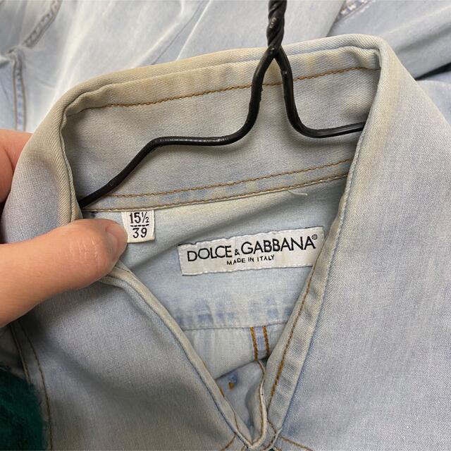 DOLCE&GABBANA(ドルチェアンドガッバーナ)の【12/10お値下げ】DOLCE & GABBANA メンズデニムシャツ メンズのトップス(シャツ)の商品写真