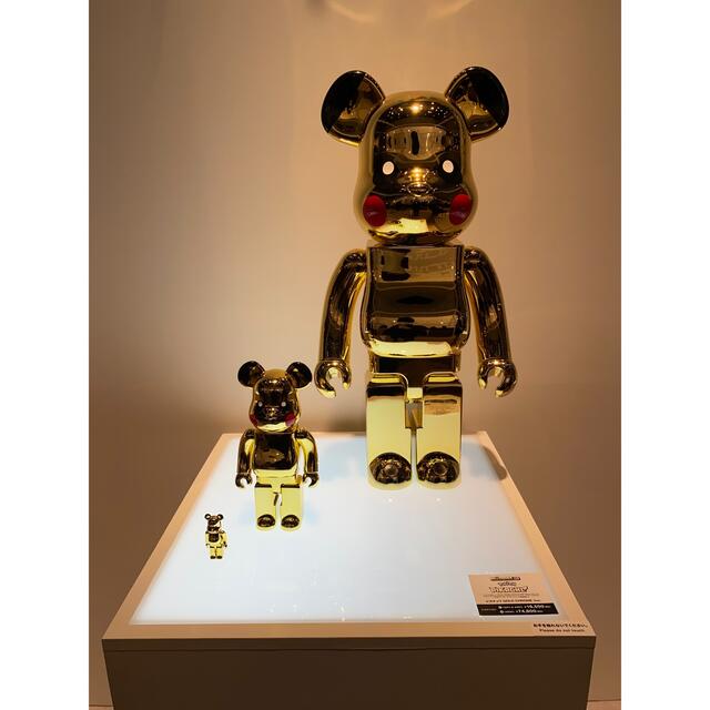 BE@RBRICK ピカチュウ GOLD CHROME 100% & 400% BE@RBRICK ピカチュウ GOLD CHROME 100% & 400%
