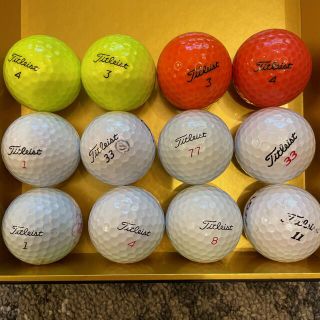 タイトリスト(Titleist)のタイトリスト Titleist ロストボール 12球1ダース　カラーミックス(その他)